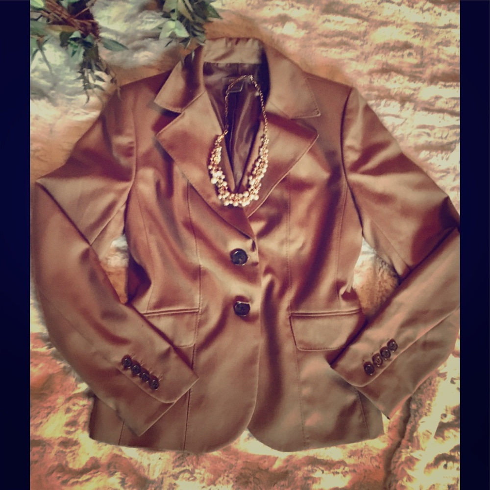 NWOT Ann Taylor Tan Suit Jacket